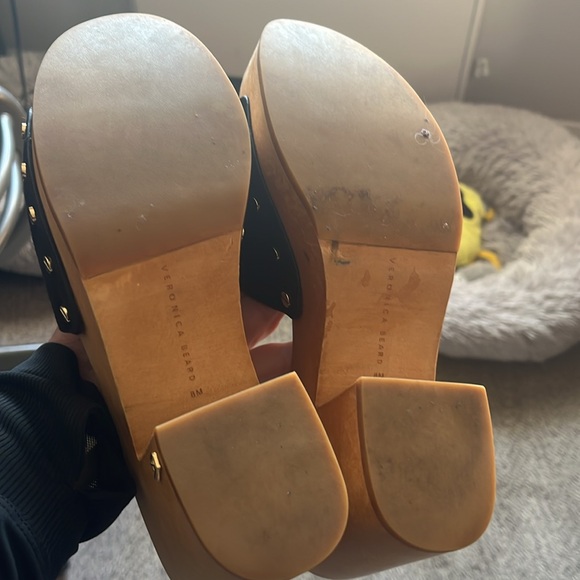 Veronica beard hannalee suede clog sandal- 8 - Picture 6 of 6